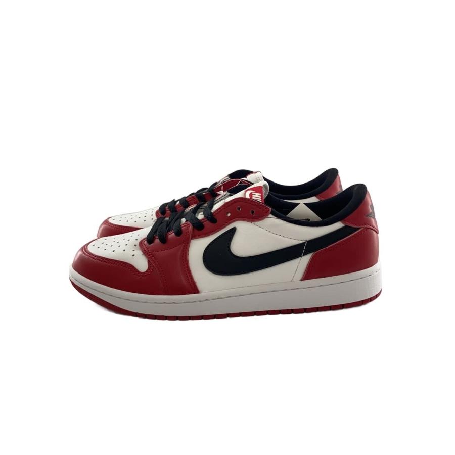 NIKE◇AIR JORDAN 1 RETRO LOW OG_エア ジョーダン OG/28.5cm/RED/レザ