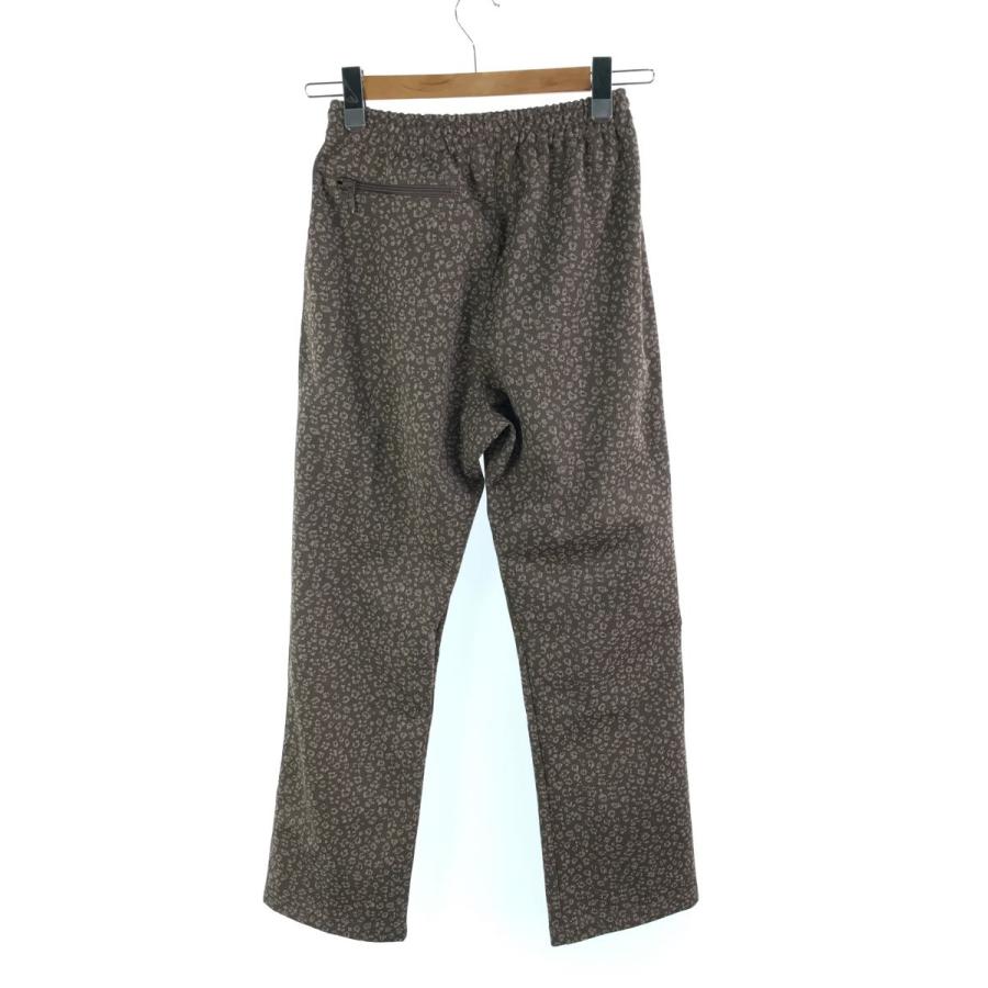 Needles◇トラックパンツ/XS/ポリエステル/BRW/レオパード/LQ407