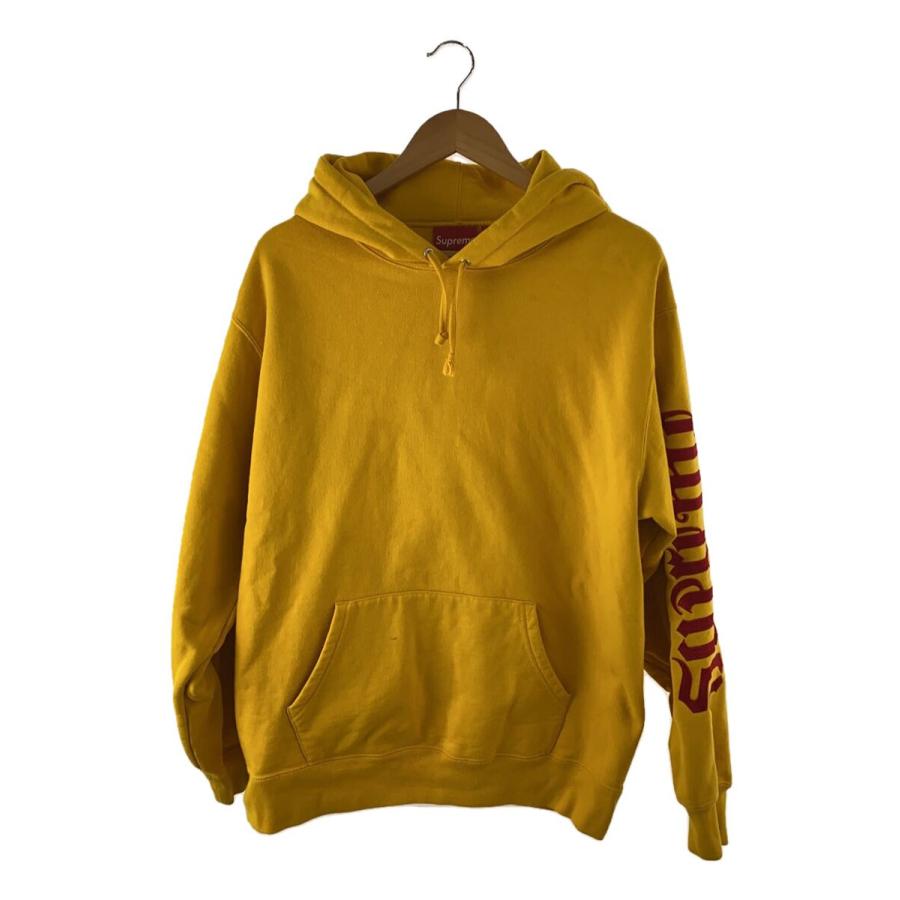 Supreme◇22SS/Ambigram Hooded Sweatshirt/パーカー/M/コットン/YLW 