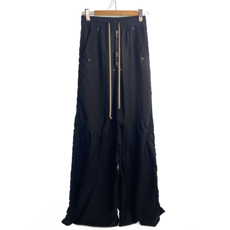 【最終値下げ】Rick OwensWIDE BELA PANTS 46 Rick Owens◇24AW/Wide Bela Pants/46/--/BLK/無地/RU01D3366-J