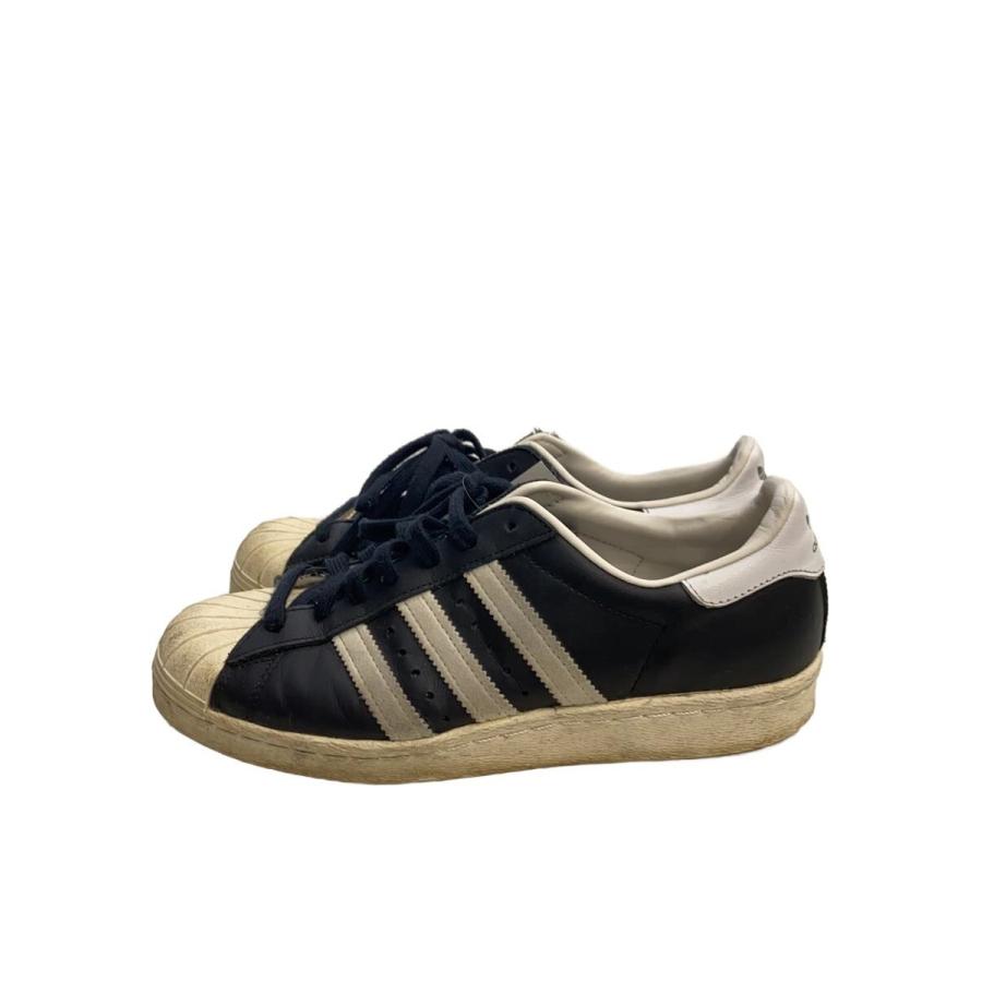 アディダス スニーカー ゲンドウ スーパースター レザーローカットスニーカー 美品・26㎝】アディダス スーパースター レザー ローカットスニーカー