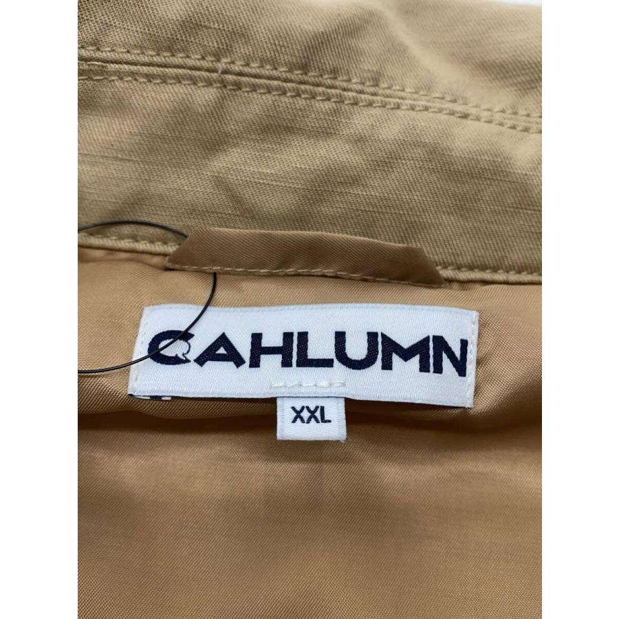 CAHLUMN◇Cotton Linen Harrington Jacket/XL/リネン/BEG/無地