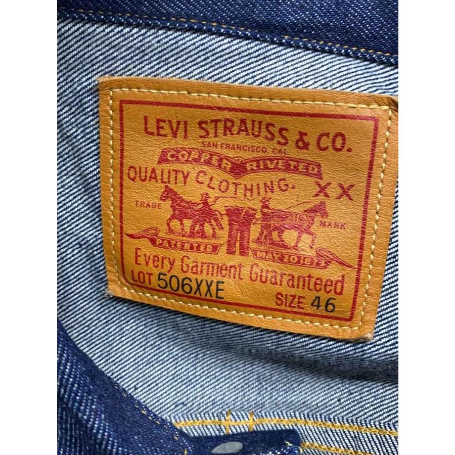 Levi's◇506XXE/Gジャン/46/日本製/Tバック/濃紺/デニムジャケット/IDG