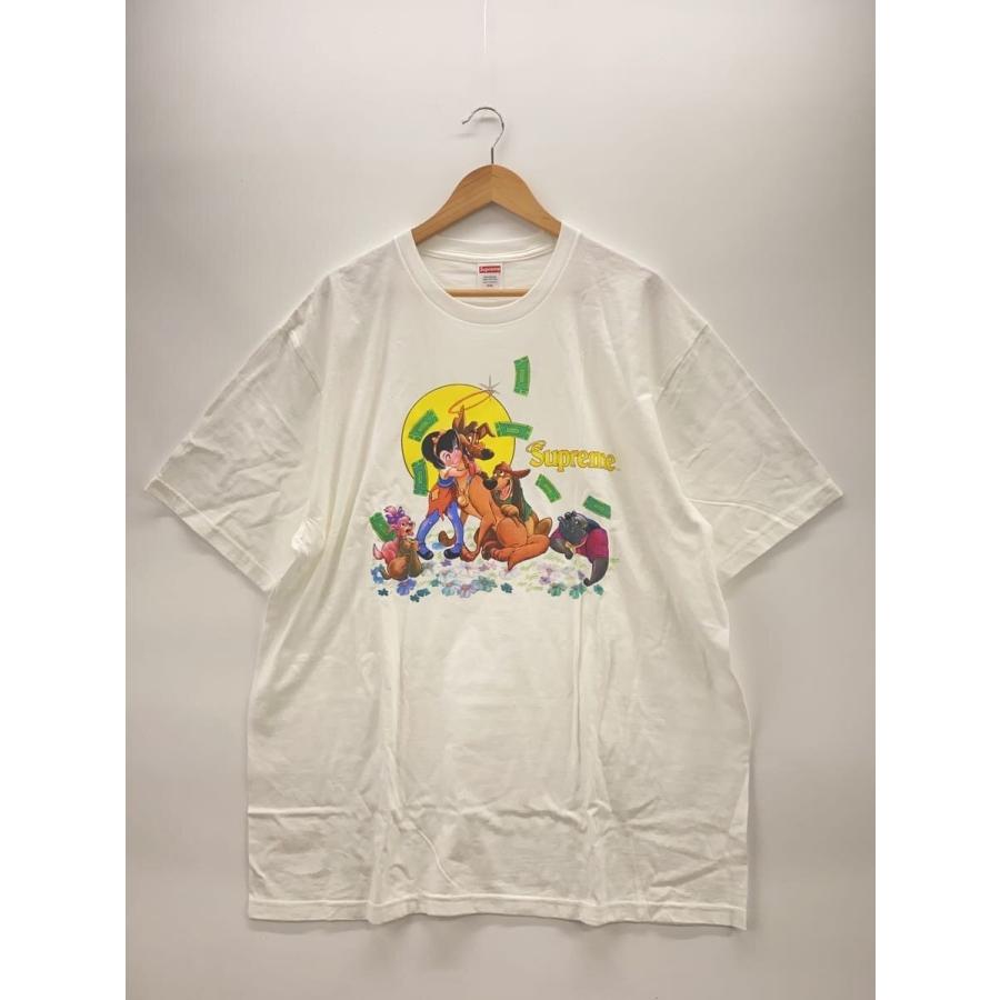 Supreme◇All Dogs Go To Heaven Tee/XXL/コットン/WHT/無地
