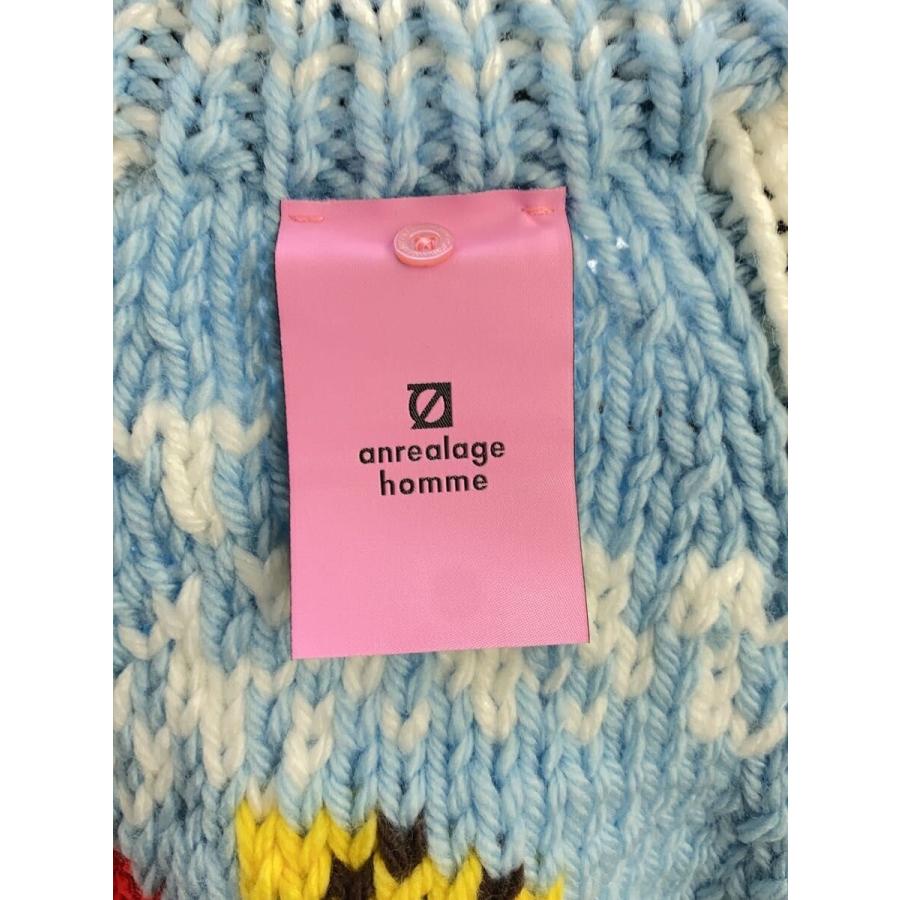 ANREALAGE◇KNIT SOUVENIR JACKET/ニット・セーター(厚手)/48/アクリル