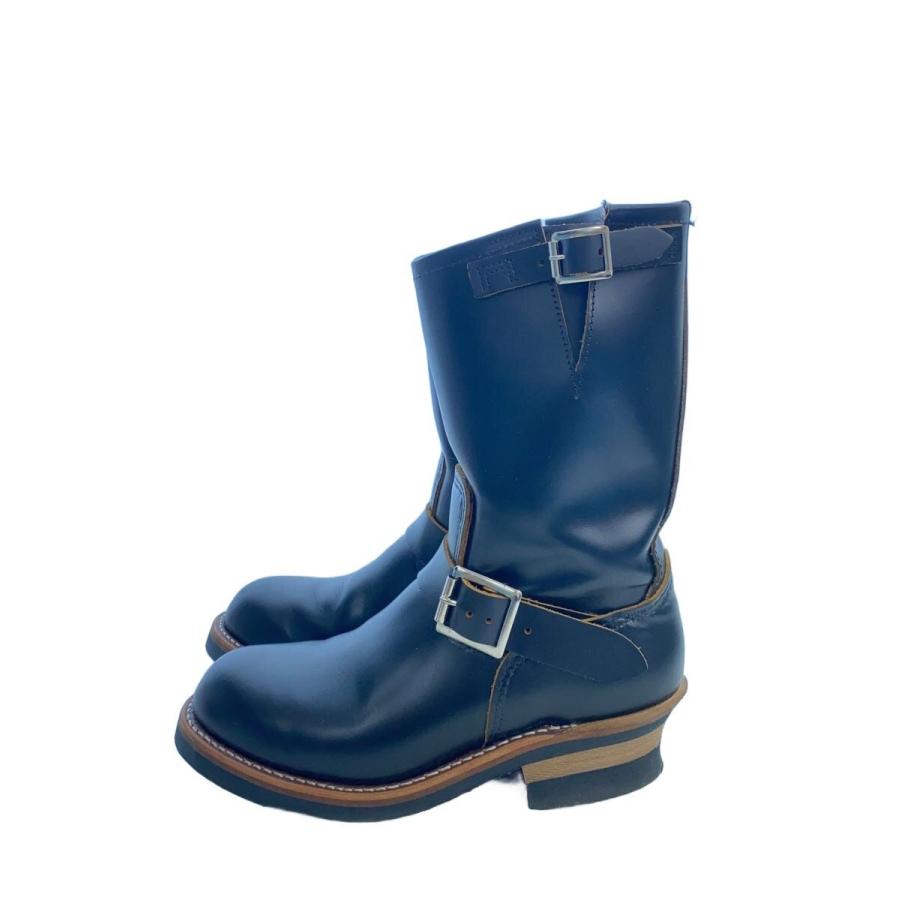 REDWING レッドウィング エンジニアブーツ 2966 US6.5 RED WING◇エンジニアブーツ/US6.5/BLK/レザー/2966/茶芯// : セカンド