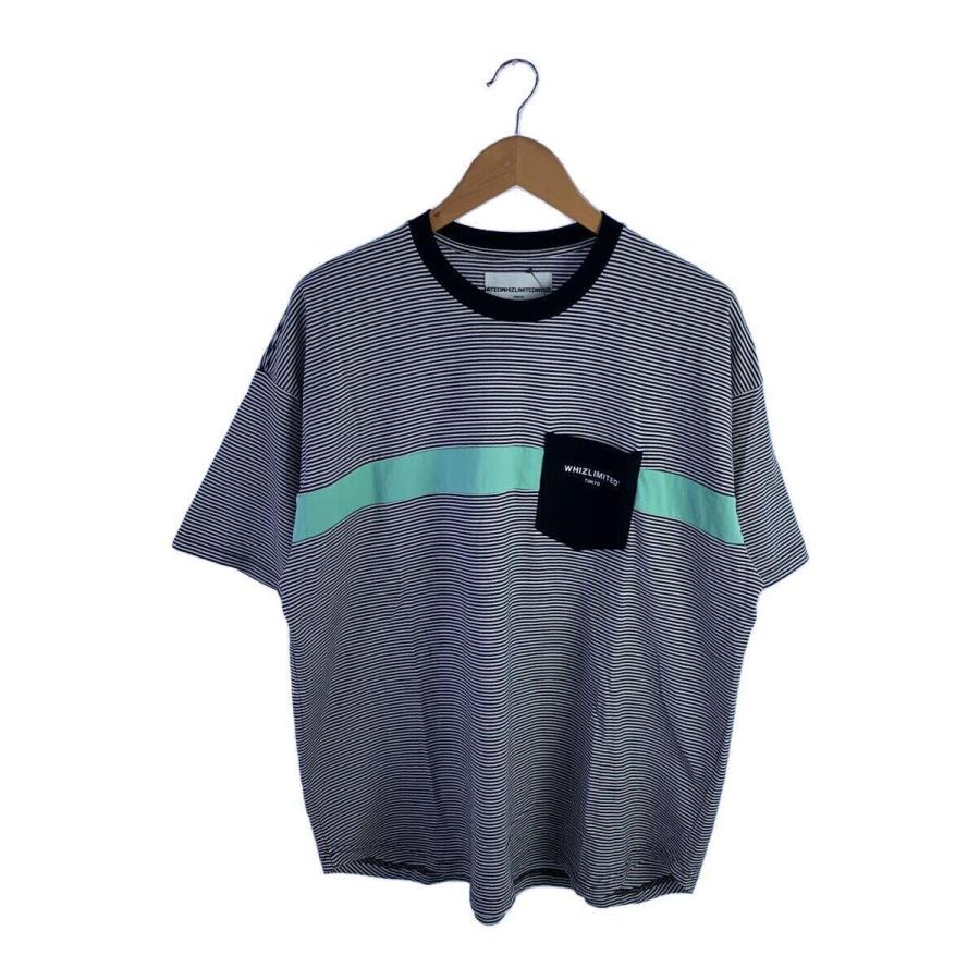 whiz limited◇ウィズリミテッド/Tシャツ/L/コットン/BLK/ボーダー/WL