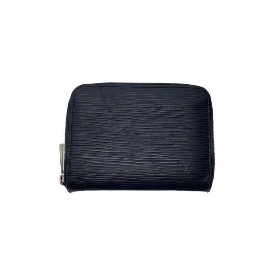 LOUIS VUITTON◇ジッピー・コインパース_エピ_BLK/レザー/BLK/メンズ