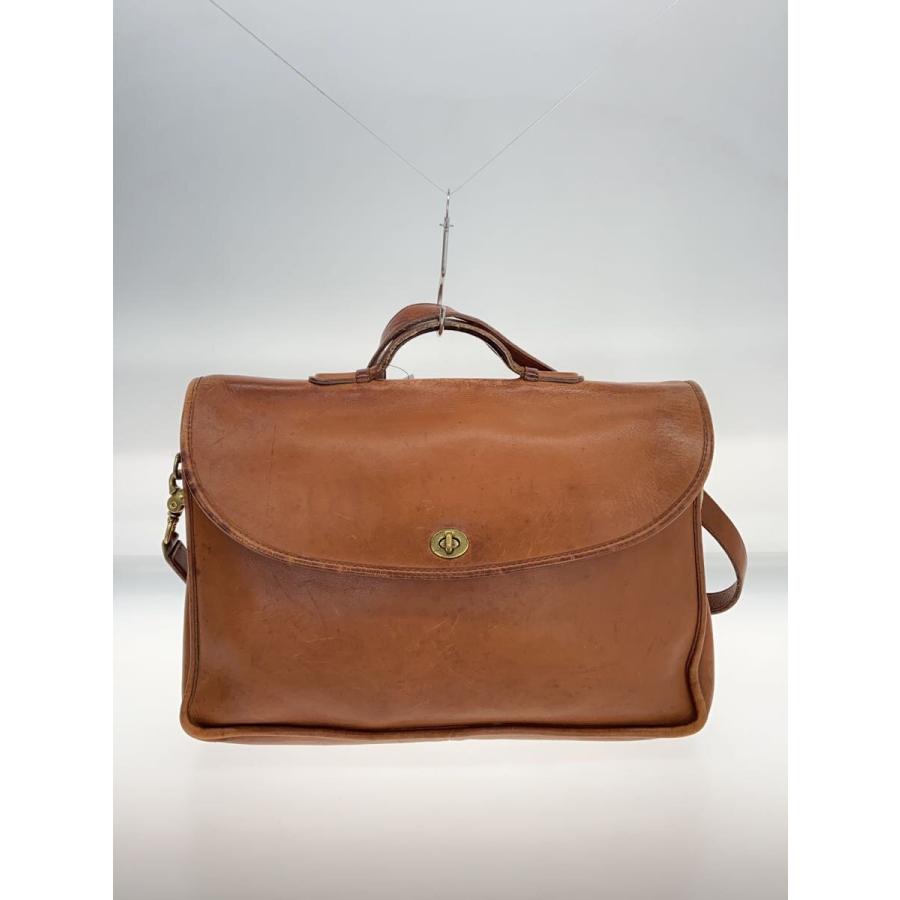 COACH◇OLD COACH/ショルダーバッグ/レザー/BRW/無地/5265 : セカンド