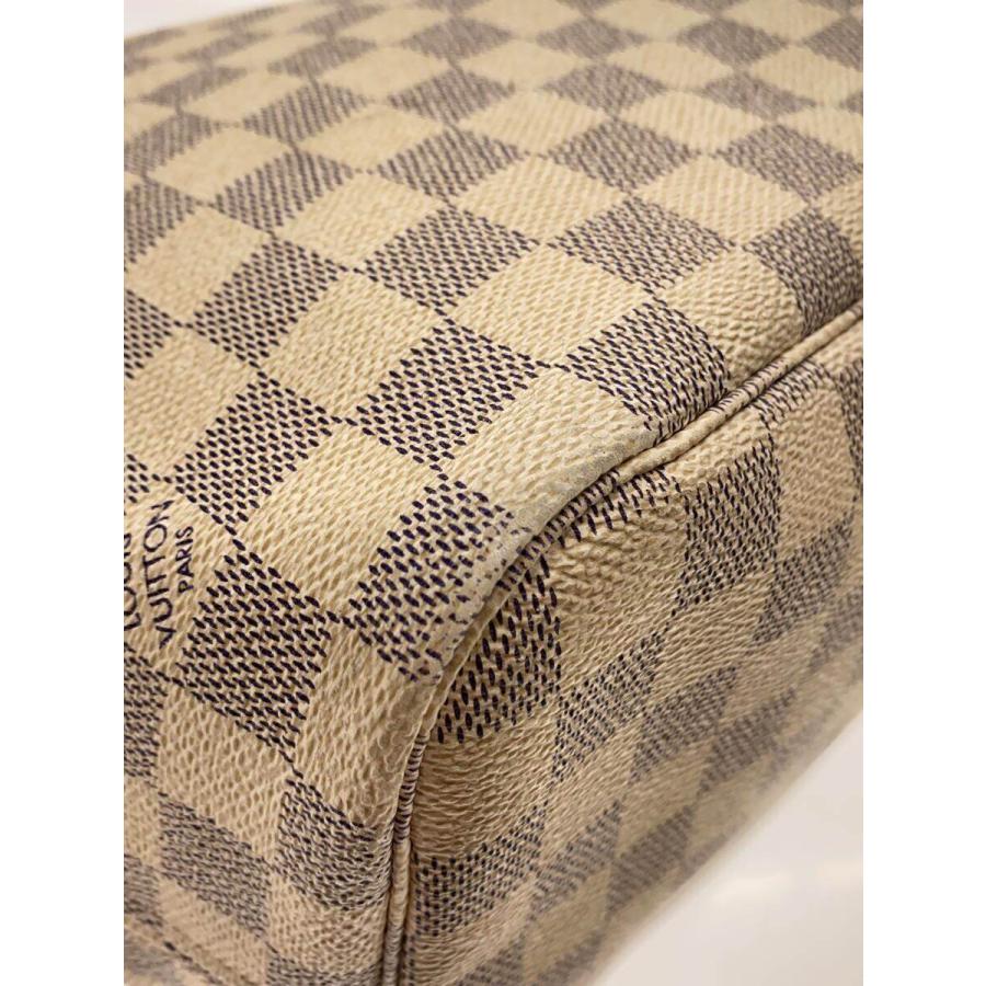 LOUIS VUITTON◇1)ネヴァーフルMM_ダミエ・アズール/PVC/WHT