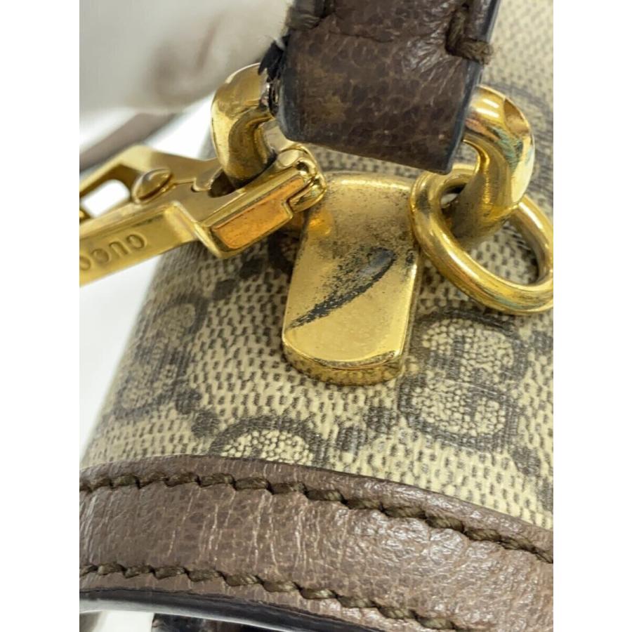 GUCCI◇ウェブ ストライプ付き スモール トップハンドルバッグ_オフィ 