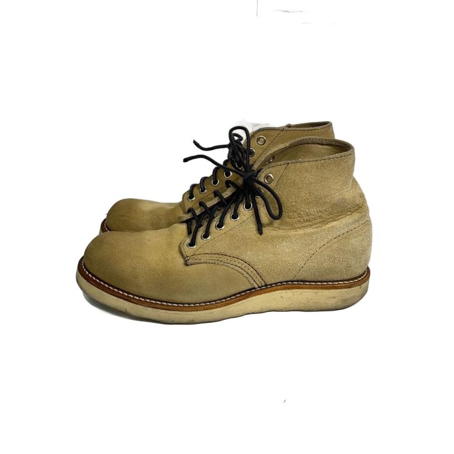 RED WING◇レースアップブーツ/US7/BEG/スウェード/8167// : セカンド