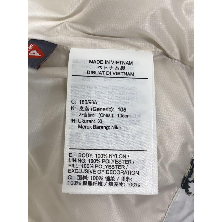 NIKE ACG◇ダウンジャケット/XL/ポリエステル/WHT/カモフラ : セカンド