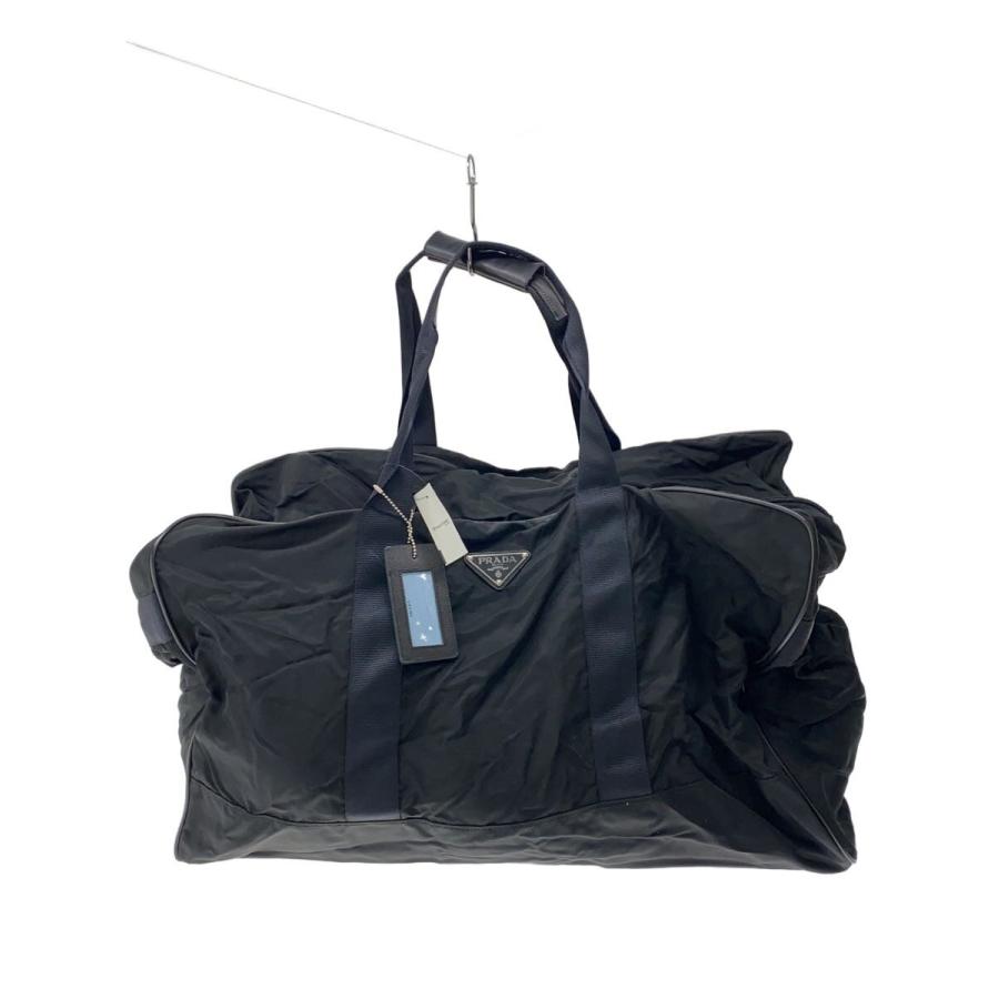 PRADA◇ボストンバッグ/ナイロン/BLK/無地 : セカンドストリートYahoo