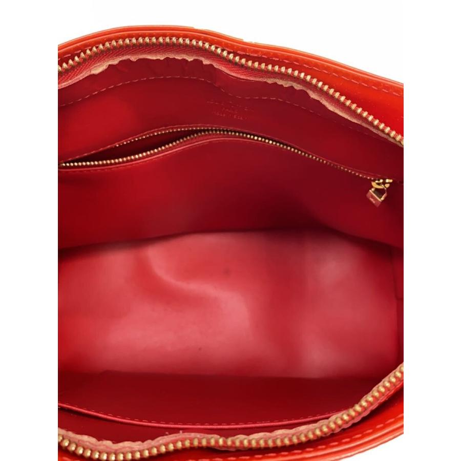 LOUIS VUITTON◇ヒューストン_モノグラム・ヴェルニ/エナメル/RED