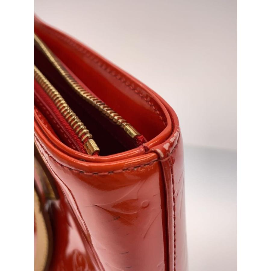 LOUIS VUITTON◇ヒューストン_モノグラム・ヴェルニ/エナメル/RED