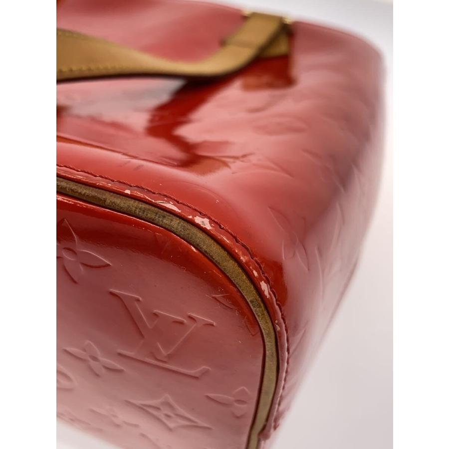 LOUIS VUITTON◇ヒューストン_モノグラム・ヴェルニ/エナメル/RED