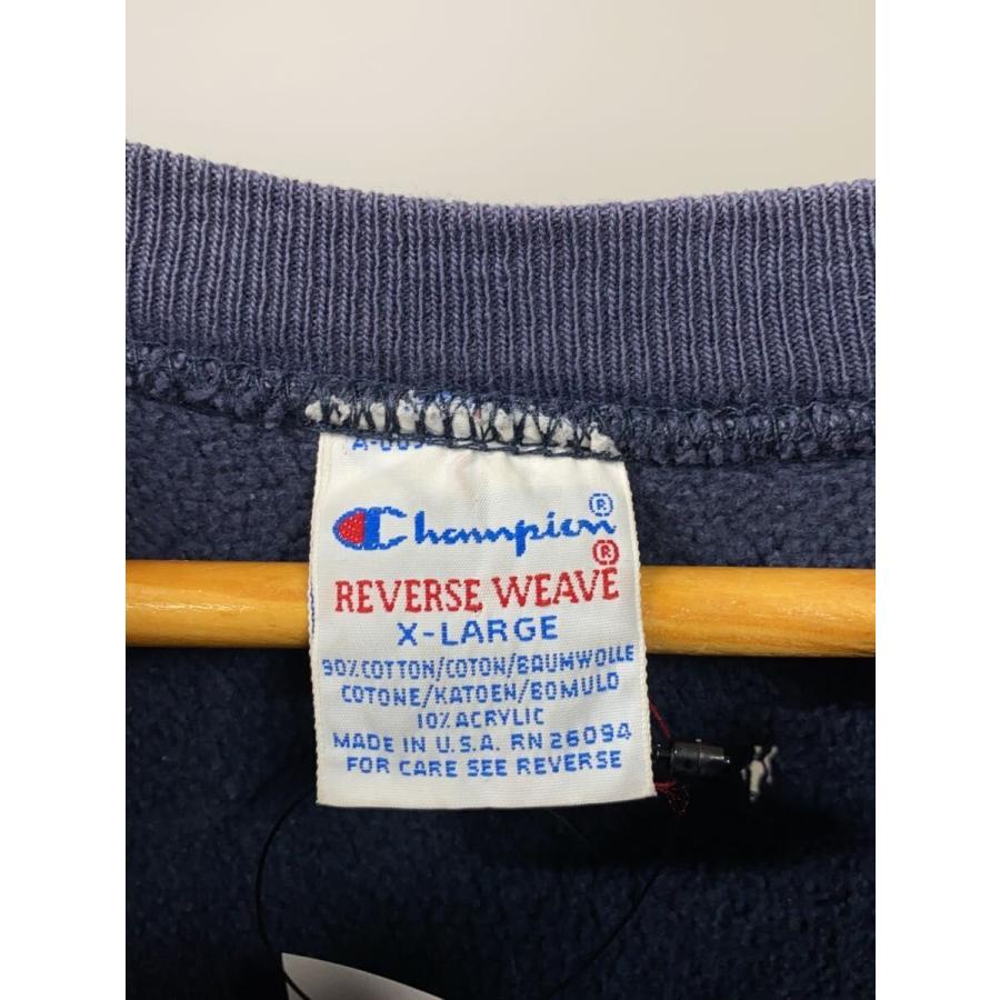 Champion◇スウェット/XL/コットン/NVY/リバースウィーブ/90s/MICHIGAN
