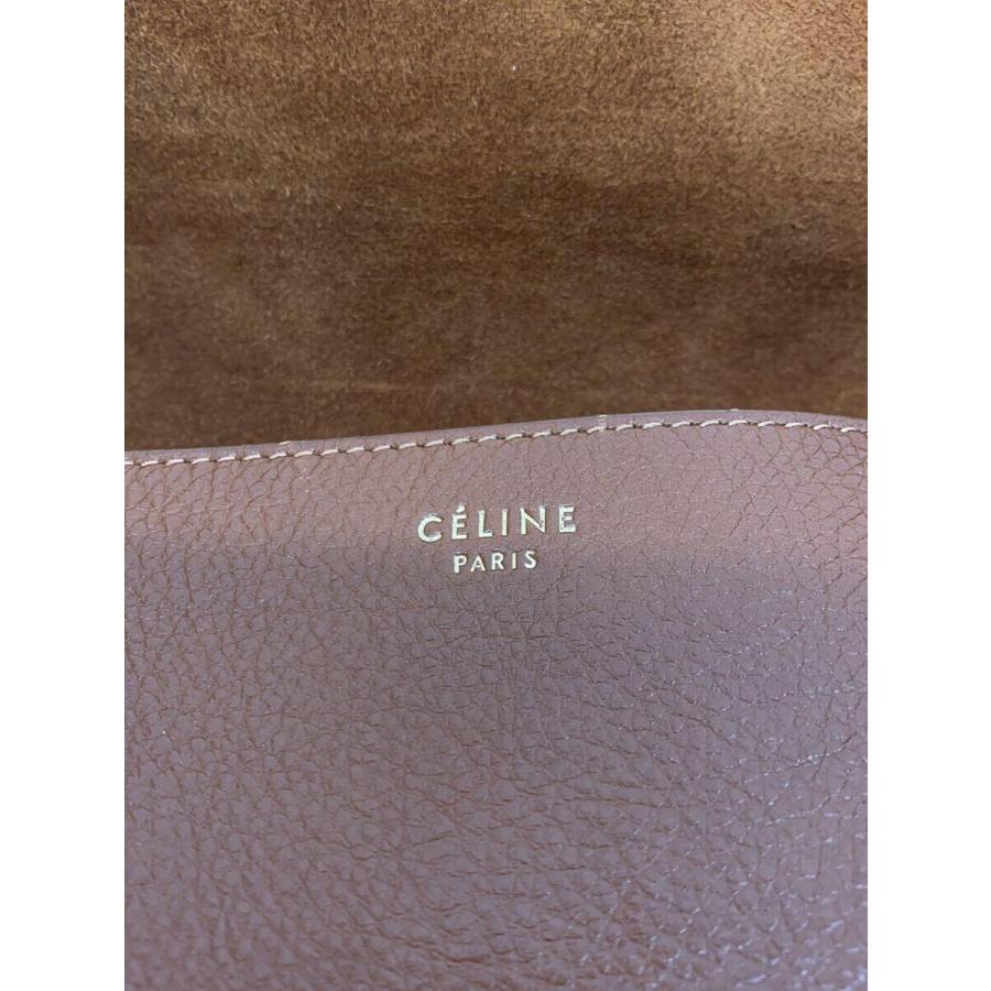 超特価sale開催 CELINE◆ブレード/ショルダーバッグ/レザー/BRW