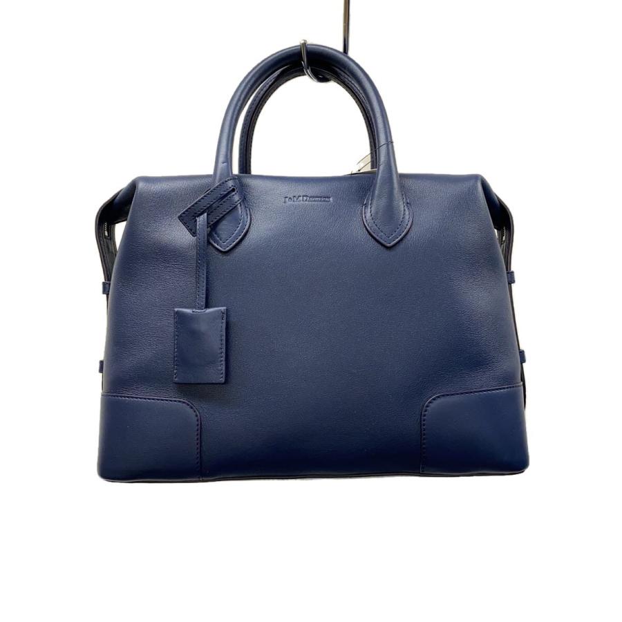 J&M DAVIDSON ハンドバッグ　ショルダーバッグ　バウレット J&M DAVIDSON◇2WAY/BAULETTO/1834N/ショルダーバッグ/レザー/BLU/無地