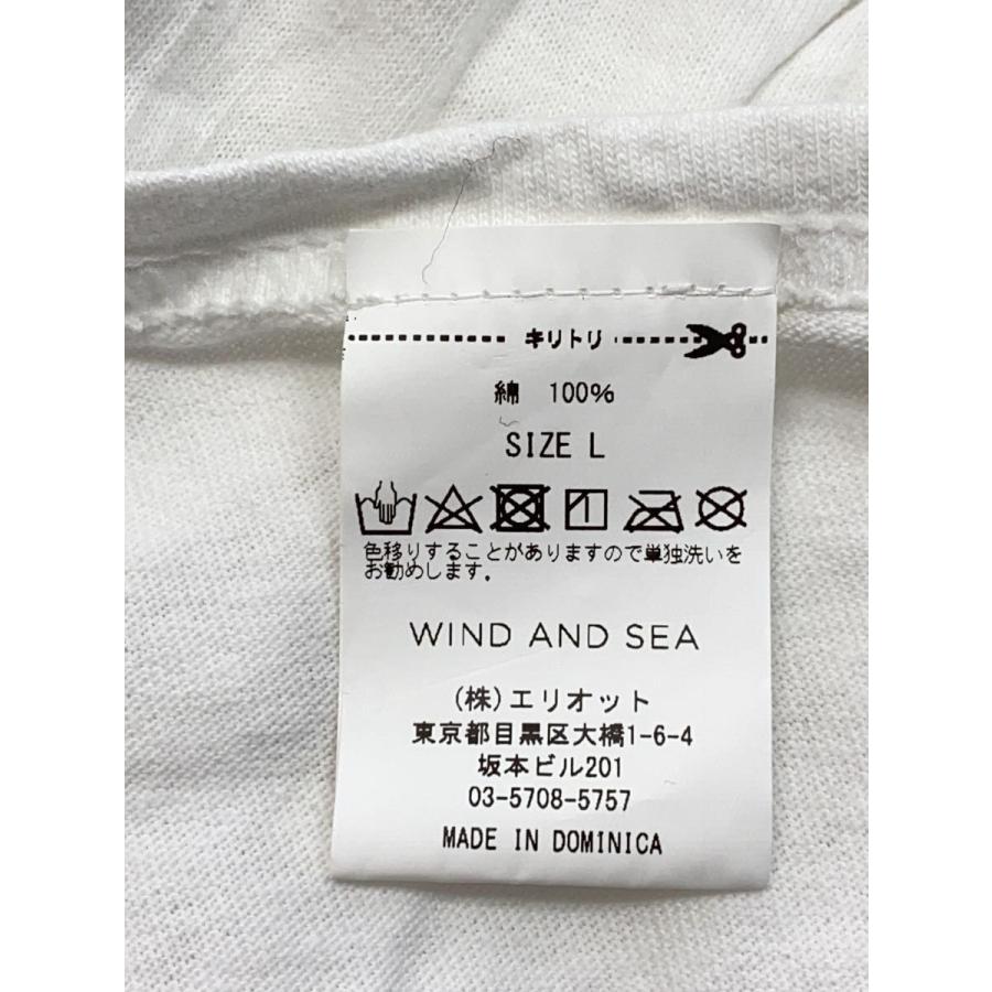 WIND AND SEA◇×CASETiFY/Tシャツ/L/コットン/WHT/プリント/WDS WIND AND SEA◇×CASETiFY/Tシャツ/L/コットン/WHT/プリント/WDS
