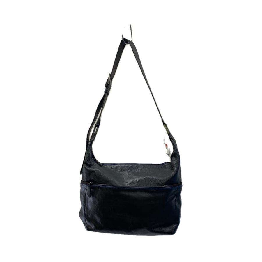 FENDI ブラック ショルダーバッグ FENDI◇ショルダーバッグ/メッセンジャー/レザー/BLK/ブラック