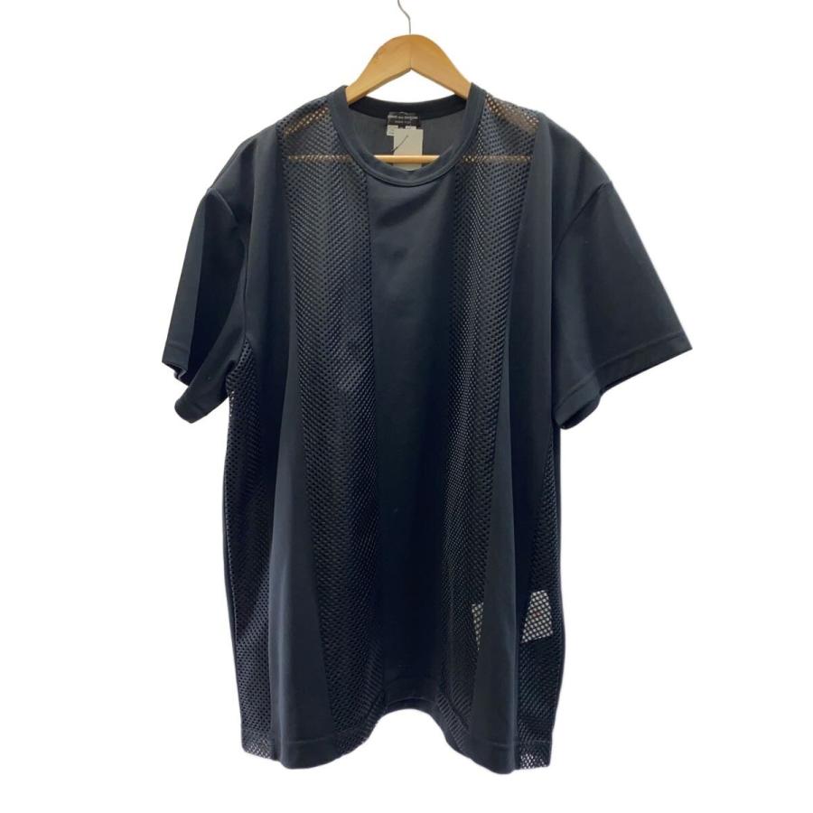 COMME des GARCONS HOMME PLUS◇エステルメッシュTシャツ/M