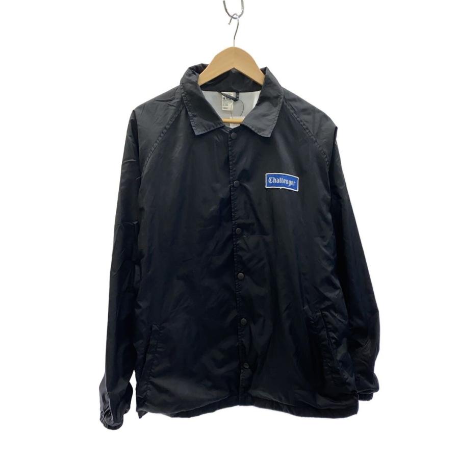CHALLENGER◇コーチジャケット/XL/ナイロン/BLK// : セカンド