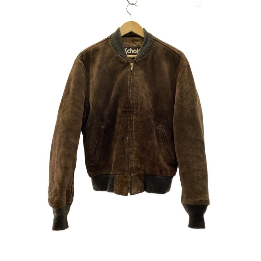 Schott◇80s/スウェード/レザージャケット・ブルゾン/--/スウェード