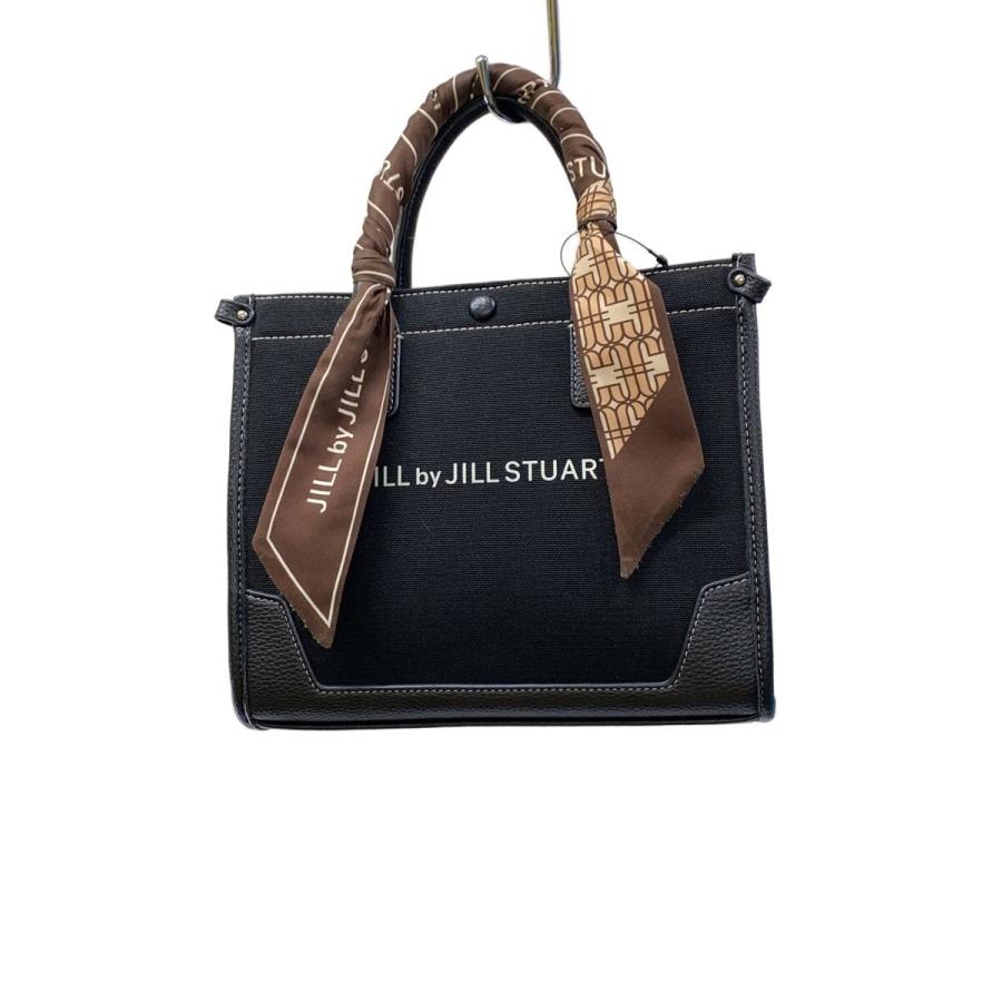 JILL by JILLSTUART◇Link J スカーフトート小/キャンバス/BLK/125