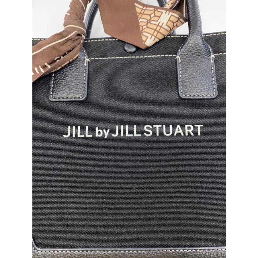 JILL by JILLSTUART◇Link J スカーフトート小/キャンバス/BLK/125
