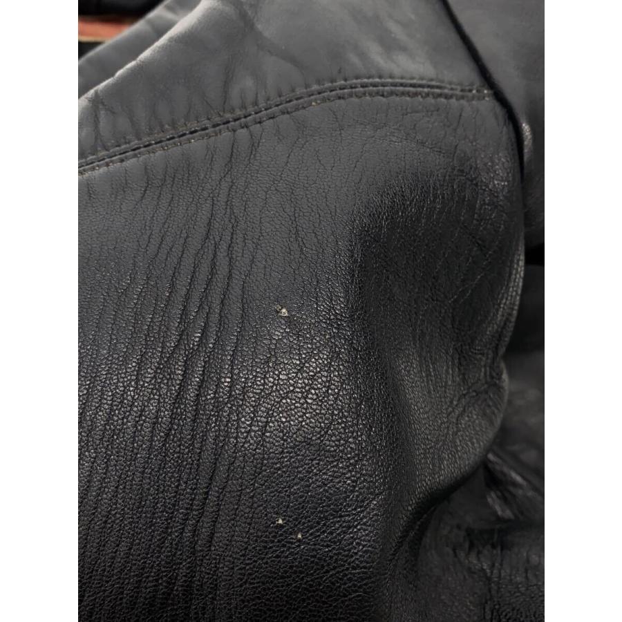 レザージャケット・ブルゾン/レザー/BLK/モンゴル製/40s/WICO レザージャケット・ブルゾン/レザー/BLK/モンゴル製/40s/WICO