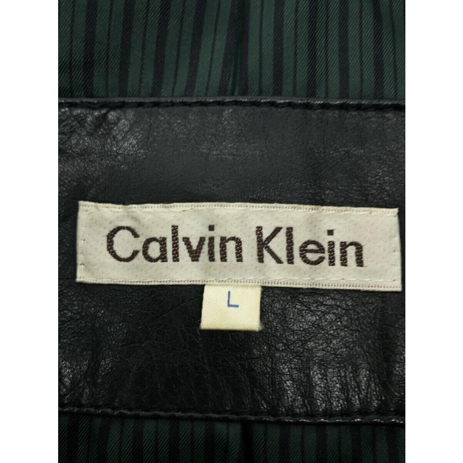 Calvin Klein◆コート/L/レザー/BLK｜ssol-shopping｜03