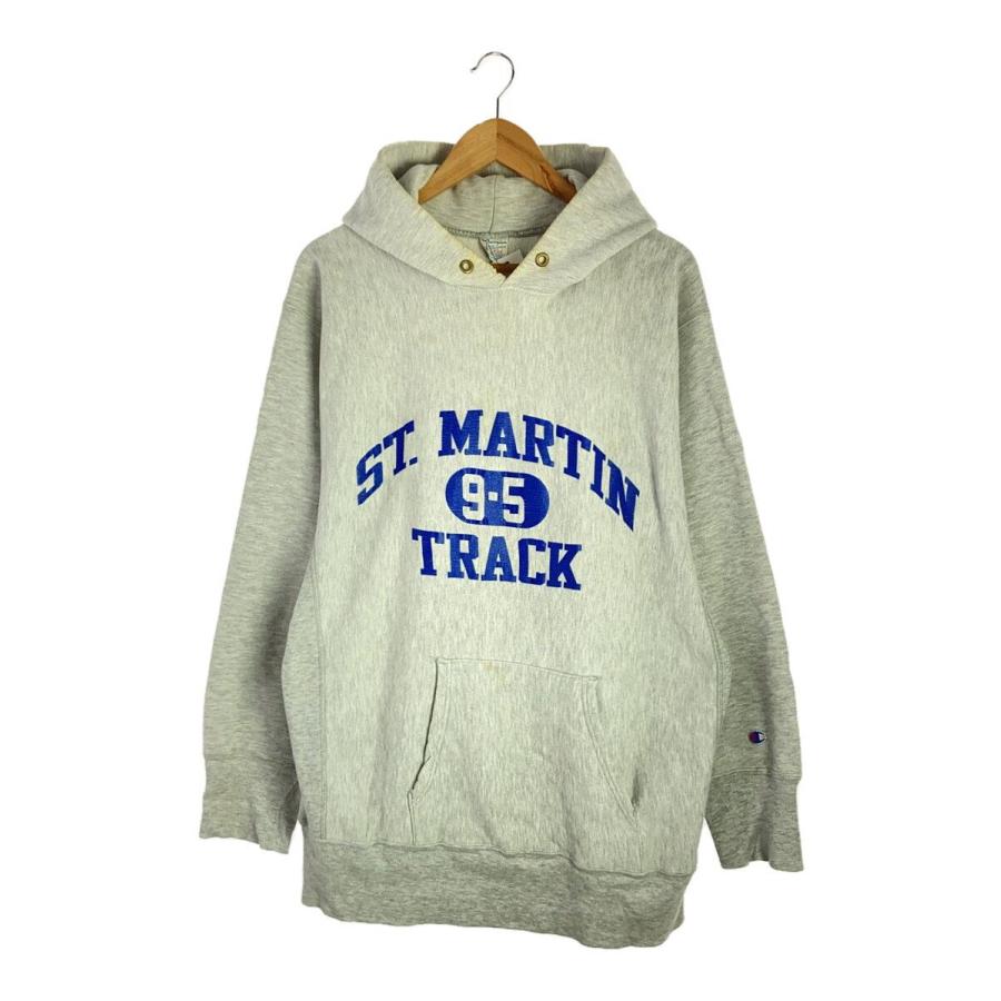 Champion◇Vintage/80s/REVERSE WEAVE/スウェットパーカー/3段プリント