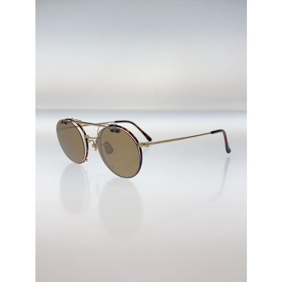 金子眼鏡◇1SIN別注/クリップオン/サングラス/BRW/BRW/メンズ