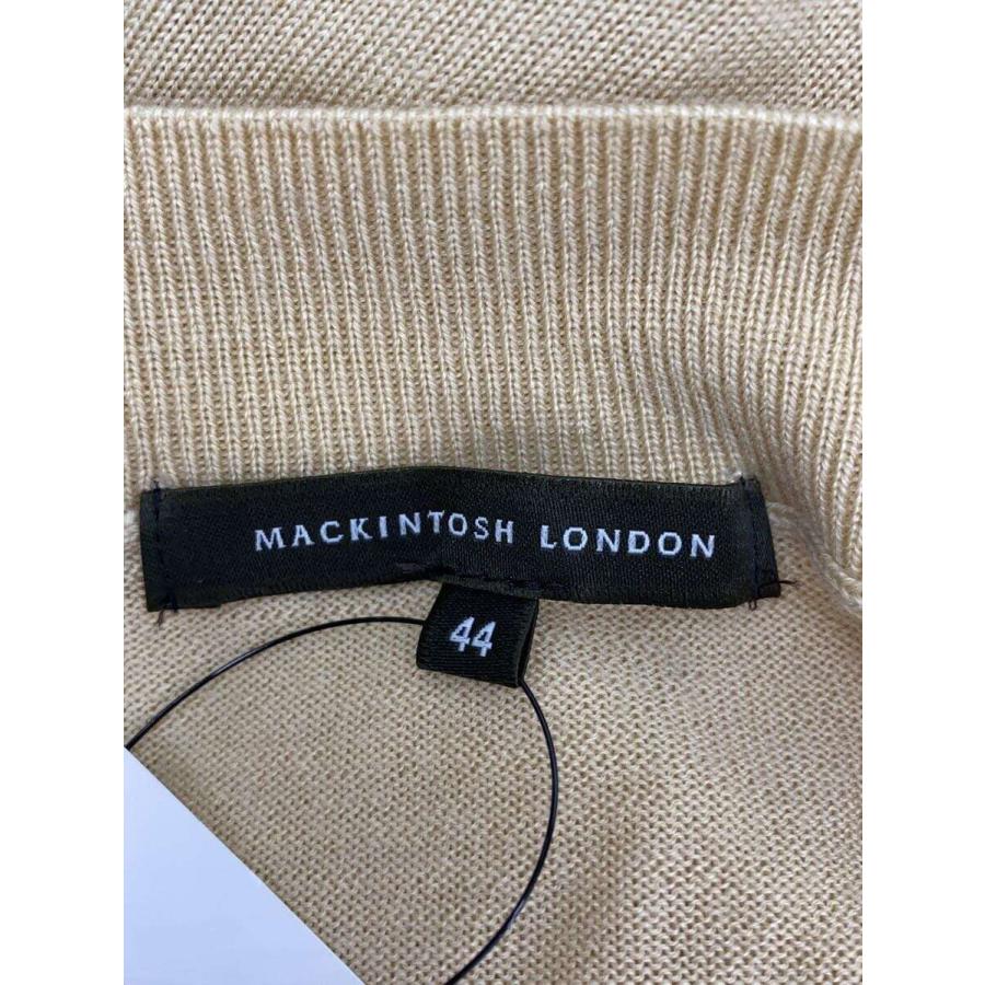 MACKINTOSH LONDON◆ニット・セーター(薄手)/44/ウール/ベージュ/無地/G7J89-214-43