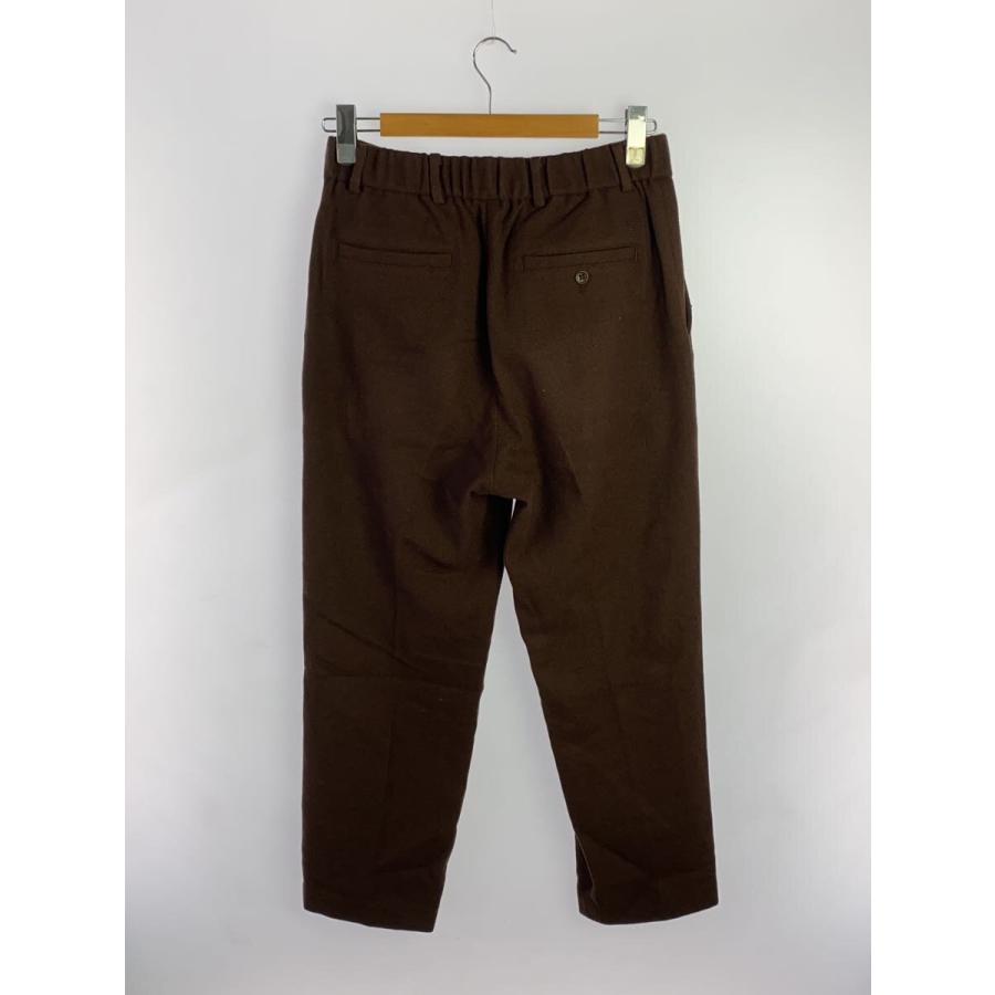 未使用品 muji labo カシミヤ混タックパンツ 無印良品◇MUJI Labo/カシミヤ混タックパンツ/M/ウール/BRW/無地