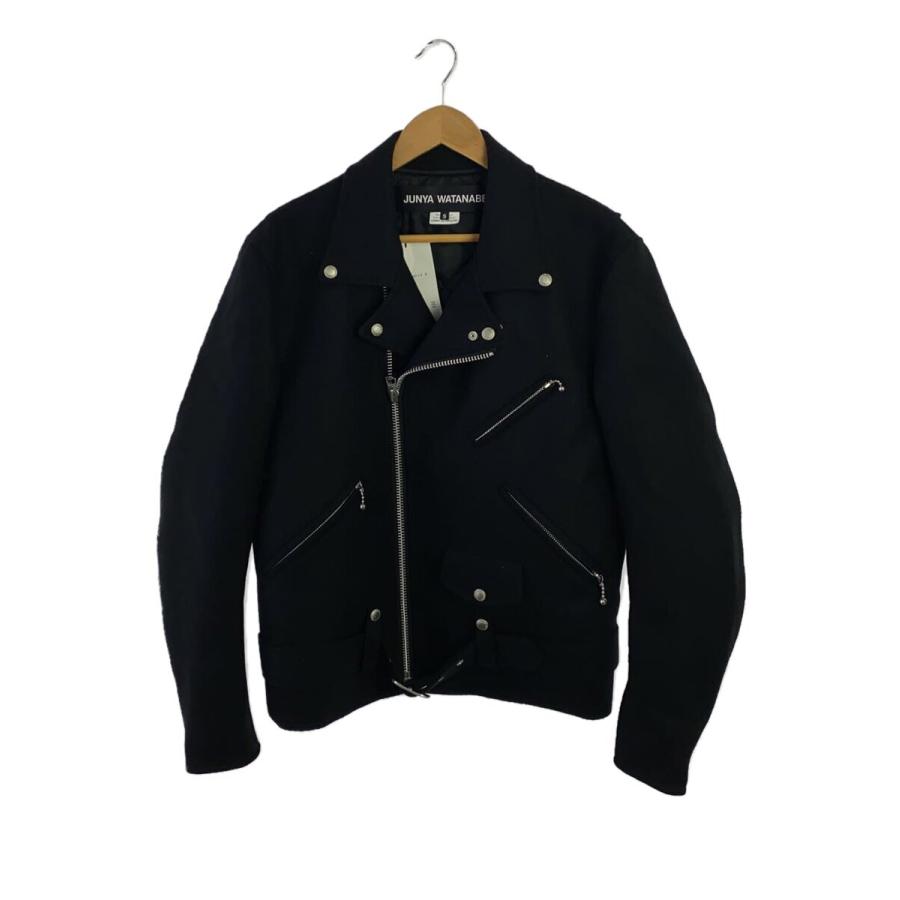 希少 junya watanabe ダブルライダース JUNYA WATANABE COMME des GARCONS◇ダブルライダースジャケット/S
