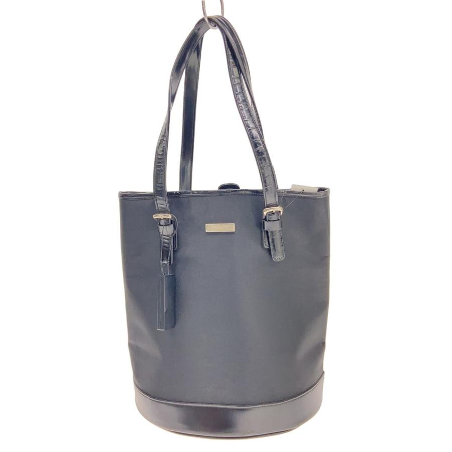 BURBERRY バーバリーブルーレーベル トートバッグ ナイロン ノバチェック BURBERRY BLUE LABEL◇ノバチェック/トートバッグ/ナイロン/ブラック