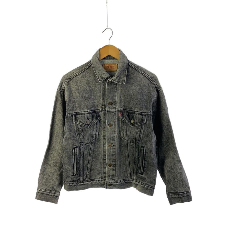 Levi's◇80s/89年/USA製/70507/ブラックデニム/先染め/Gジャン/S