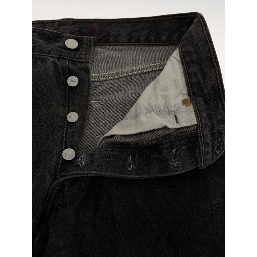 Levi's◇90s/96年製/先染/501/ストレートパンツ/29/BLK/無地/USA製/501