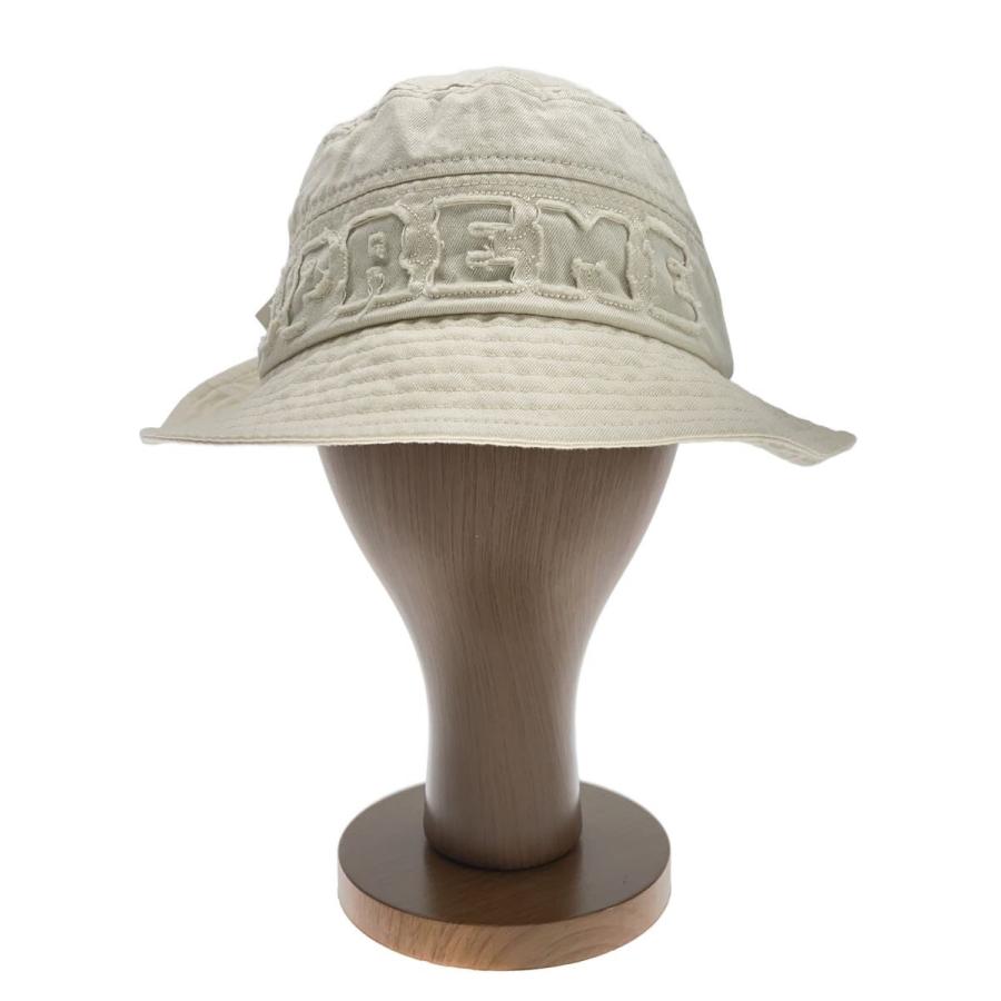 Supreme バケットハット M/L ベージュ フリンジ加工 Supreme バケット