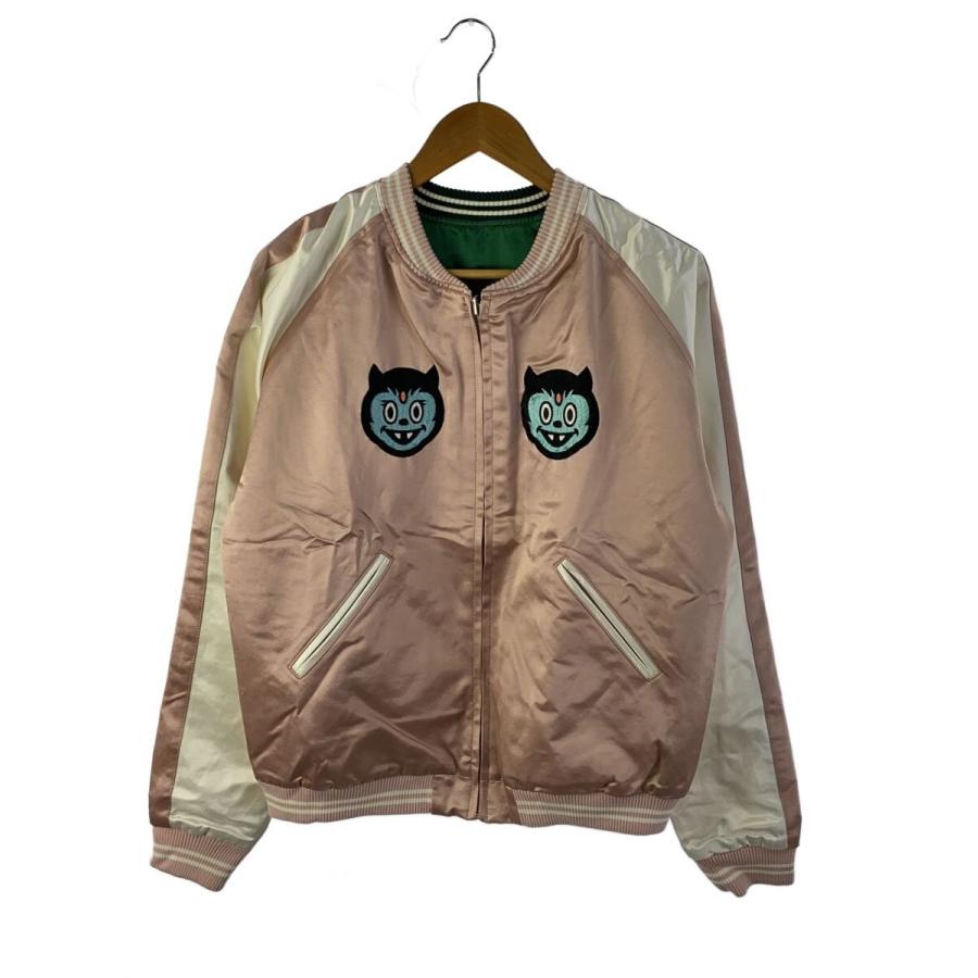 タ*カ様 「最安値」　HUMAN MADE スカジャン XL（美品） HUMAN MADE◇UZI MADE YOKOSUKA JACKET/スカジャン/M/コットン/PNK