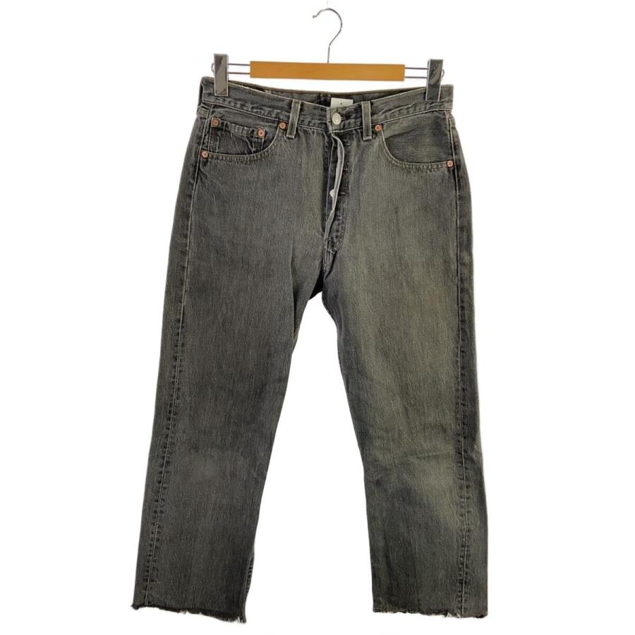 Levi's◇90s/95年/USA製/501/ブラックデニム/先染め/ストレートパンツ