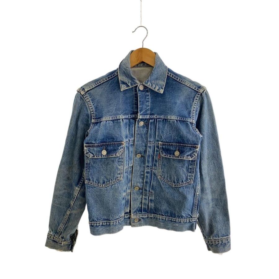Levi's◇50-60s/VT/507/2nd/XX/実寸36位/デニム/インディゴ/ダメージ多