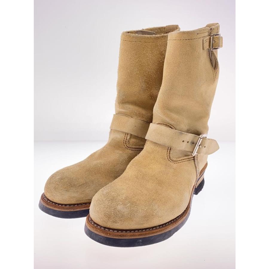 RED WING◇エンジニアブーツ/US8.5/BEG/スウェード/8268/? NULL