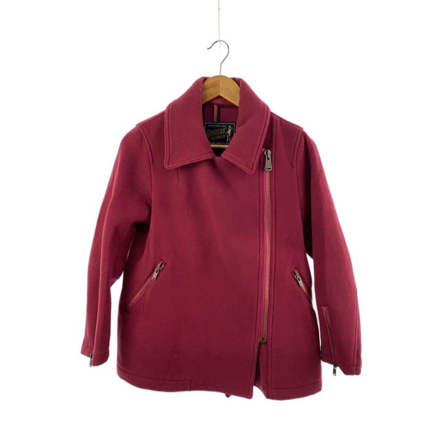 HYSTERIC GLAMOUR◇〜00s/ダブルライダースジャケット/M/ウール/PNK