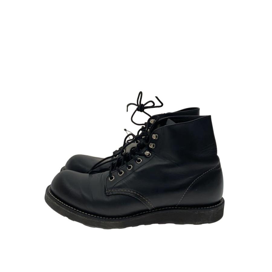 RED WING◇犬タグ復刻/アイリッシュセッター/ブーツ/UK6.5/BLK/レザー