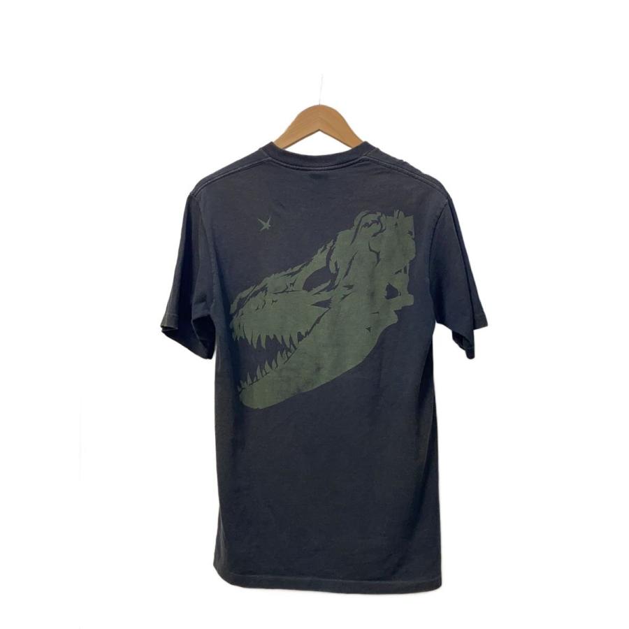 STUSSY◇90s/OLD/恐竜/Tシャツ/M/コットン/BLK// : セカンドストリート