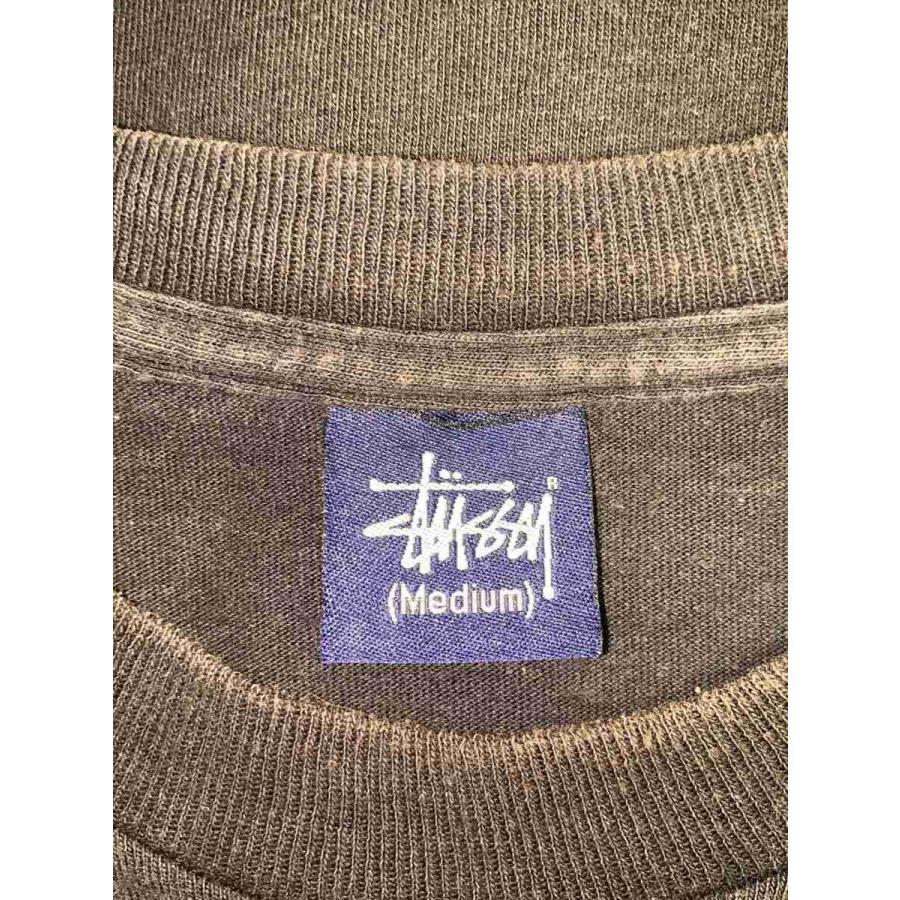 STUSSY◇90s/OLD/恐竜/Tシャツ/M/コットン/BLK// : セカンドストリート